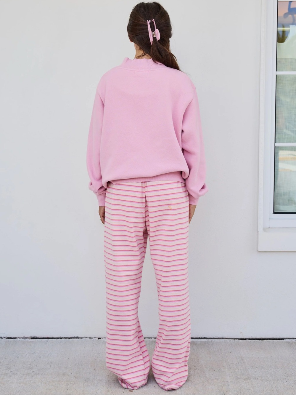 Parke Varsity Mockneck Sweetpea NWT - Picture 5 of 9
